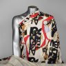 Ткань 100% шелк костюмный, сток Burberry красновато-коричневый с серым Ткань 100% шелк костюмный, сток Burberry красновато-коричневый с серым