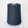 Пряжа Gassato - хлопок 50%, полиамид 50%     седой тёмно-синий 