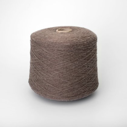 Пряжа Agora - ангора 15%, меринос 20%, вискоза 65%, красновато-коричневый с серым Luxury Selection by Ri.Go Италия