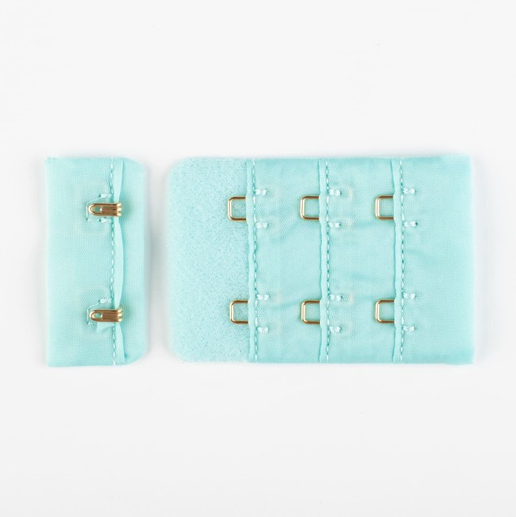 Пряжа La perla - застежки для бюстгальтера    бирюзовый 