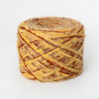 Авторский микс "Медовый" - меринос, хлопок, вискоза, люрекс, полиамид