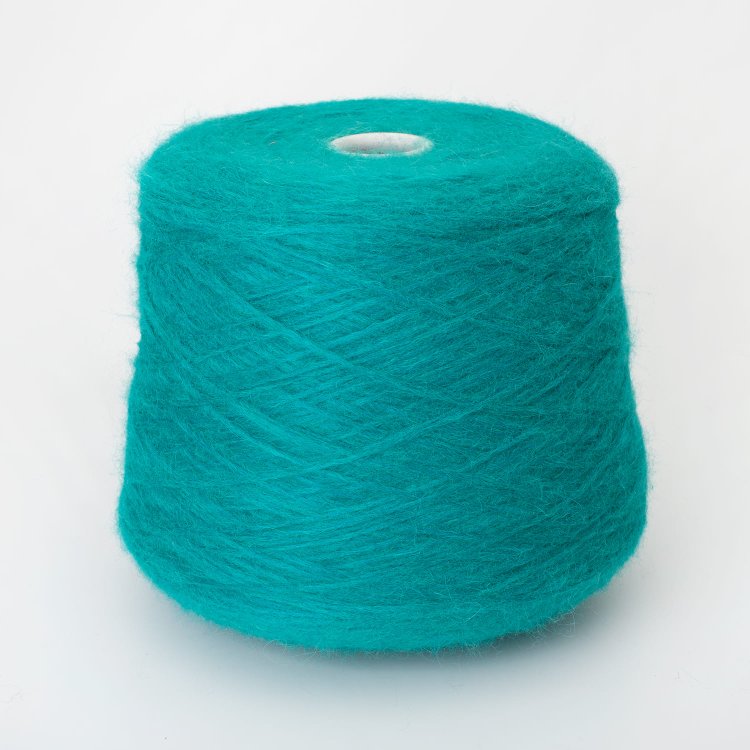Пряжа Soffio di Seta - альпака 70%, шёлк 30%    бирюзовый 